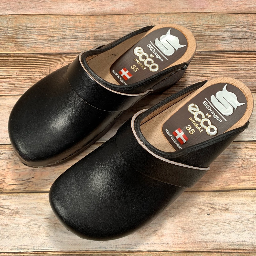 SKORINGEN x Ecco Platform Clogs (Made in Denmark)